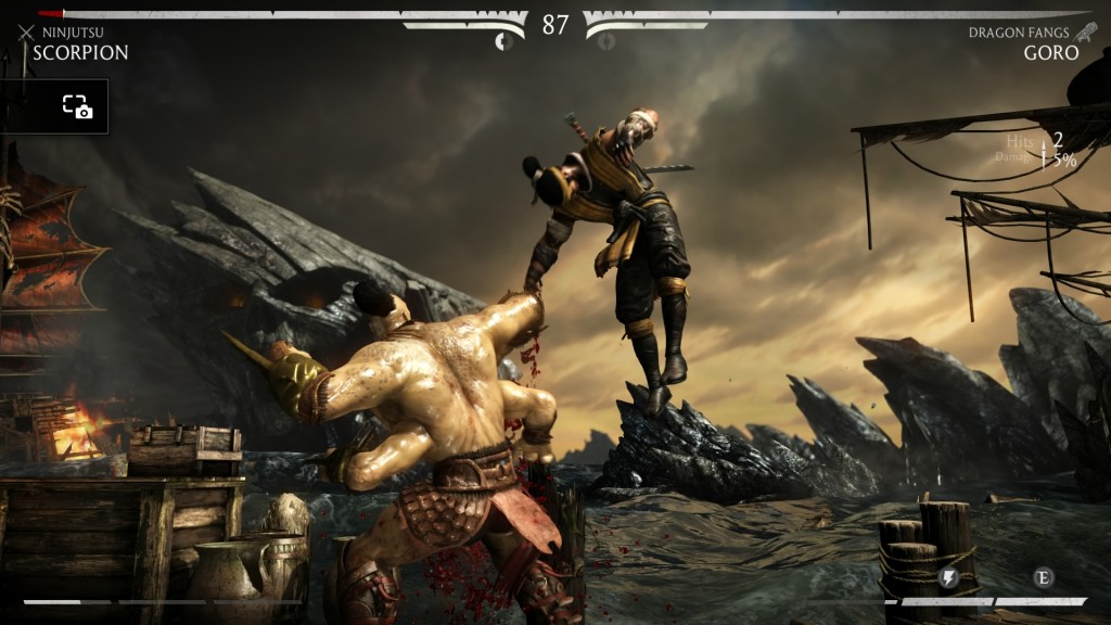 Mortal Kombat X scorpion w opałach