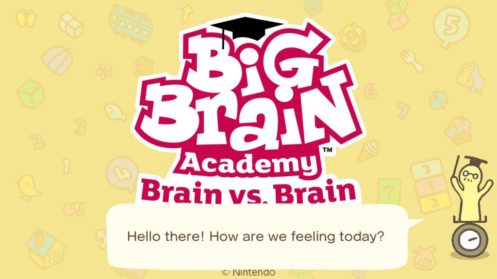 ekran tytułowy Big Brain Academy: Brain vs Brain