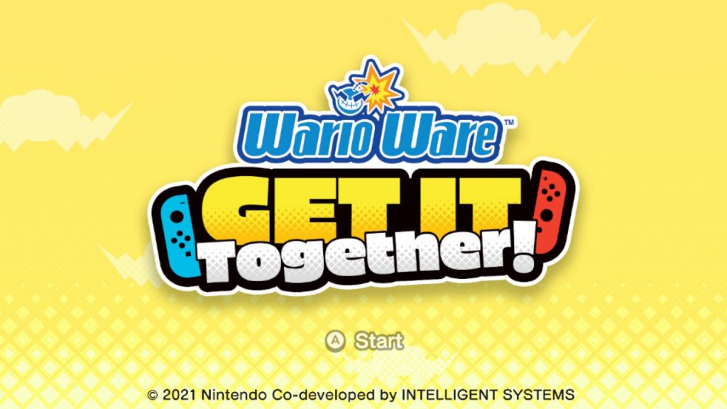 Ekran tytułowy WarioWare Get It Together!