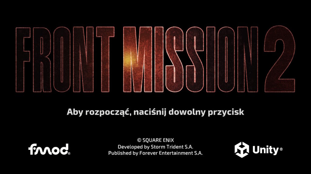 Ekran tytułowy Front Mission 2: Remake