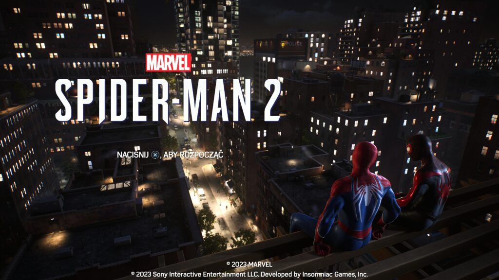 ekran tytułowy Spiderman 2