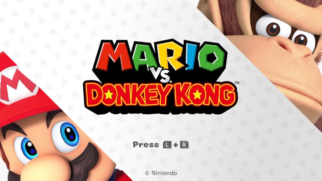 ekran tytułowy Mario vs. Donkey Kong